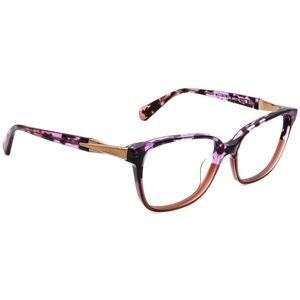 Balmain BL1053 03 Women's PURPLE TORTOISE Frame Sunglasse Eyeglass Gold Accents